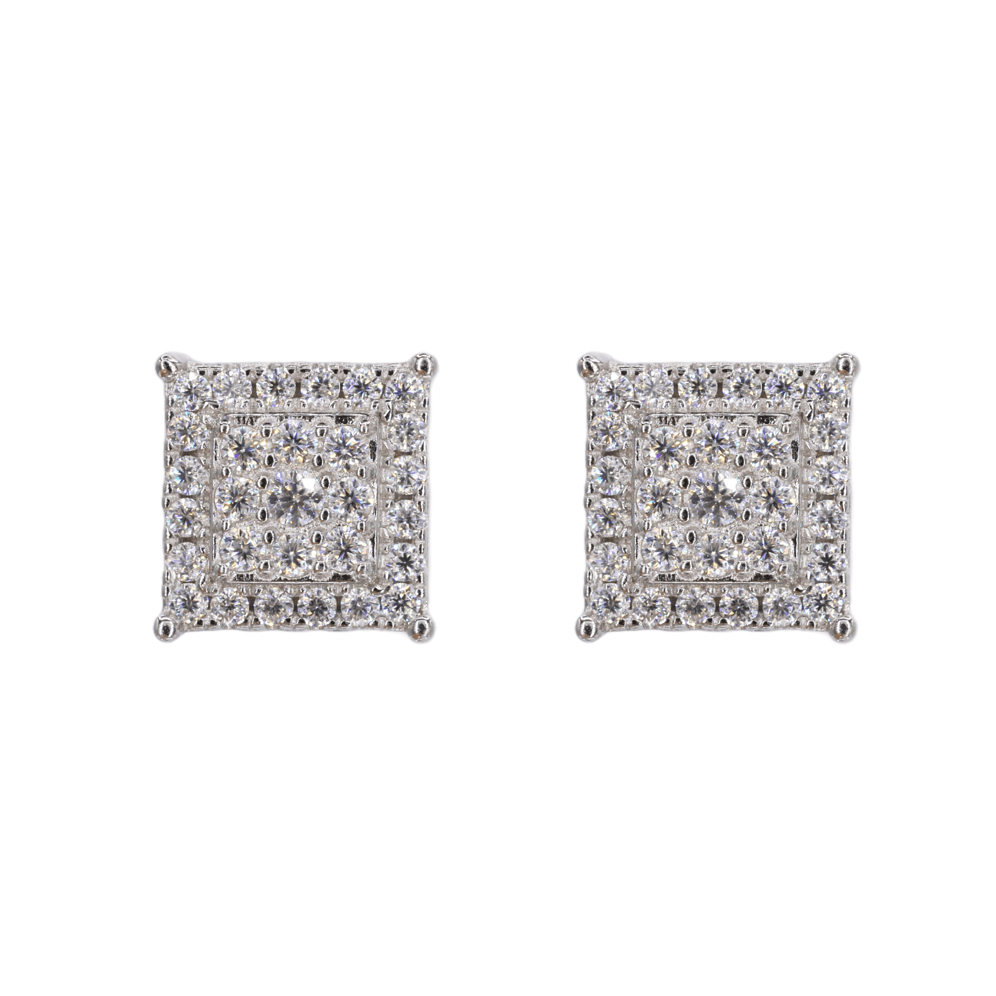 Square chandelier VVS Moissanite Daimond Earrings