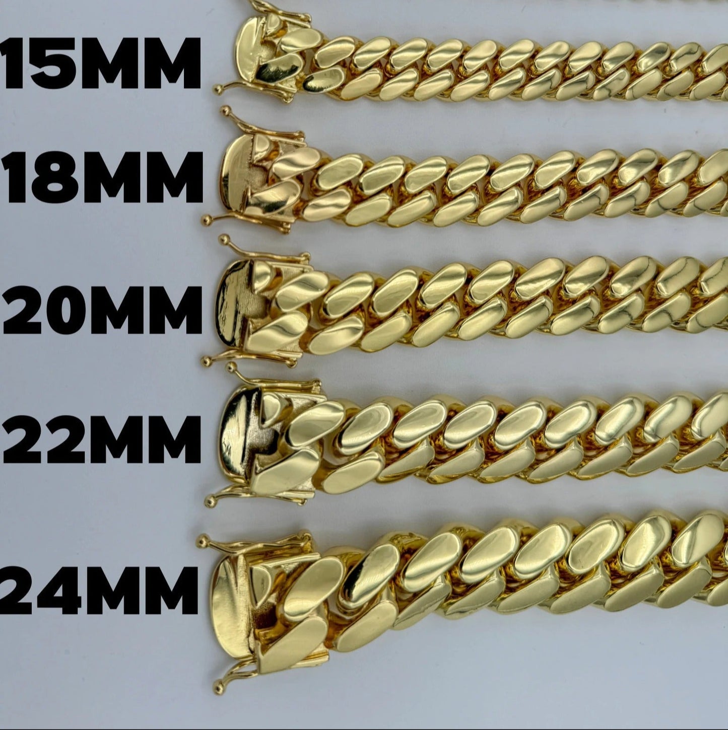 Large - Plain Miami cuban link