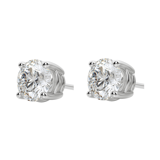 Stud VVS Moissanite Earrings