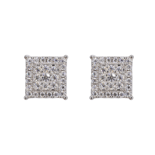 Square chandelier VVS Moissanite Daimond Earrings
